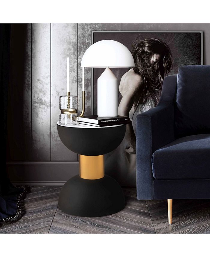 TOV Furniture Taper Marble Side Table Macy's