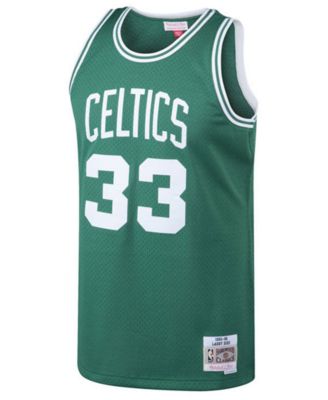 Big Boys Larry Bird Boston Celtics Hardwood Classic Swingman Jersey