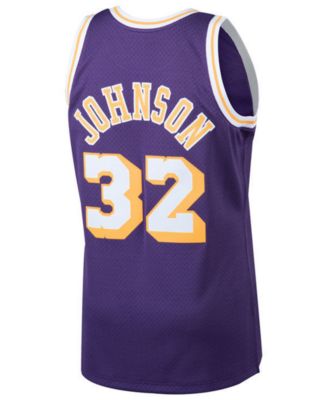 Big Boys Magic Johnson Los Angeles Lakers Hardwood Classic Swingman Jersey