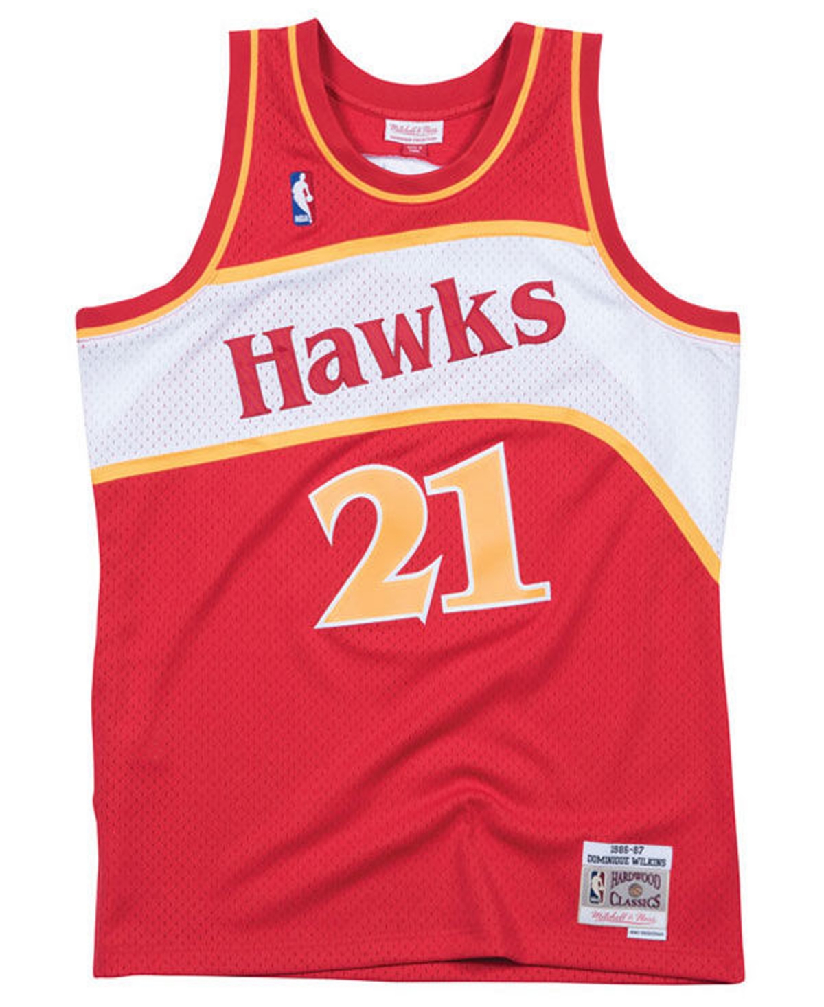 Mitchell & Ness Big Boys Dominique Wilkins Atlanta Hawks Hardwood Classic Swingman Jersey -White
