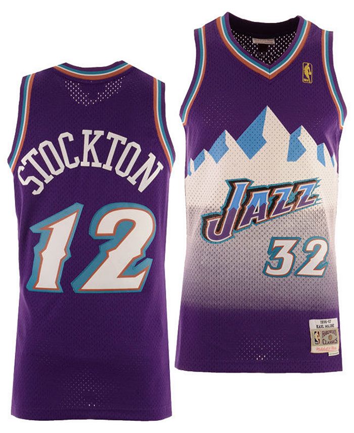 Nike Utah Jazz Donovan Mitchell Men's Hardwood Classic Name and Number T- Shirt - Macy's