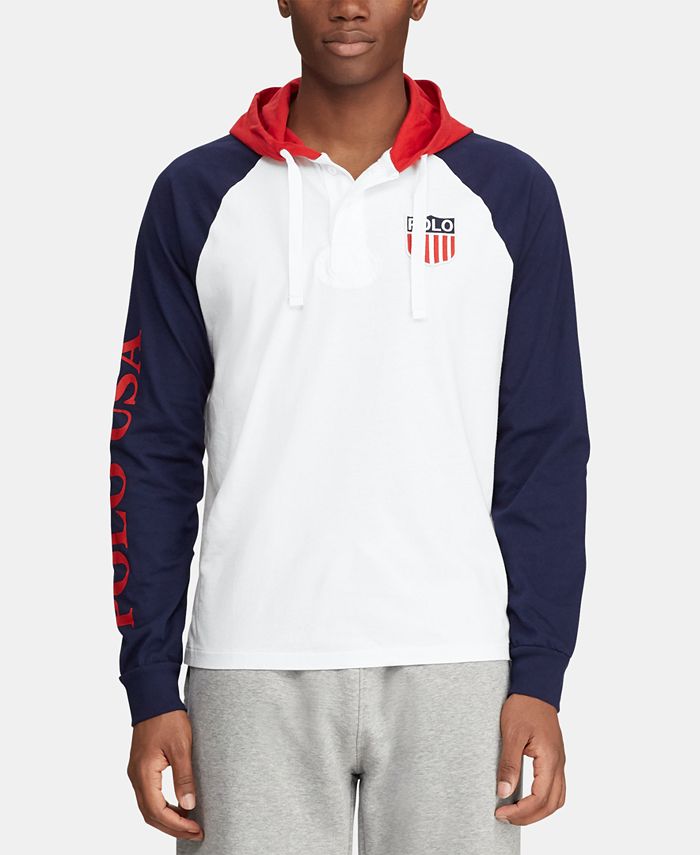 Polo Ralph Lauren Men's Hooded Rugby Chariots Shirt Macy's