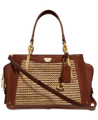 coach straw tote