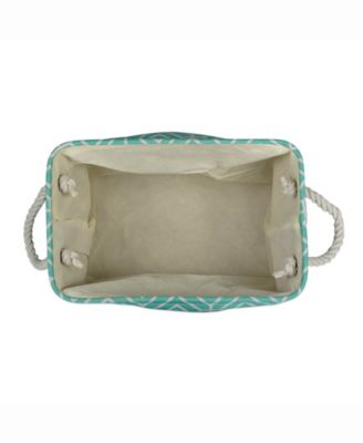 17" Rectangle Stained Glass Storage Bin