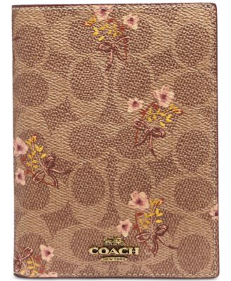 coach passport case