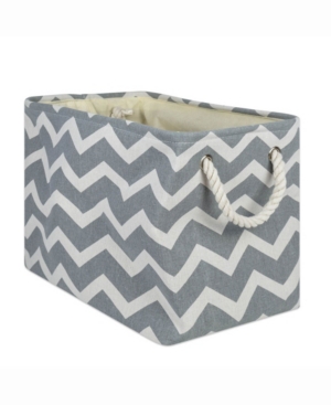 Design Import Storage Bin Chevron Rectangle