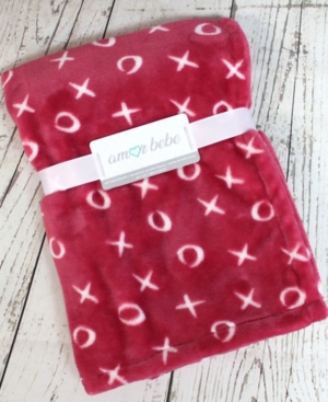 3 Stories Trading Xoxo Coral Fleece Baby Blanket