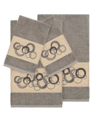 Turkish Cotton Annabelle 4-Pc. Embellished Towel Set