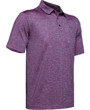 UNDER ARMOUR MEN'S HEATHERED PLAYOFF POLO