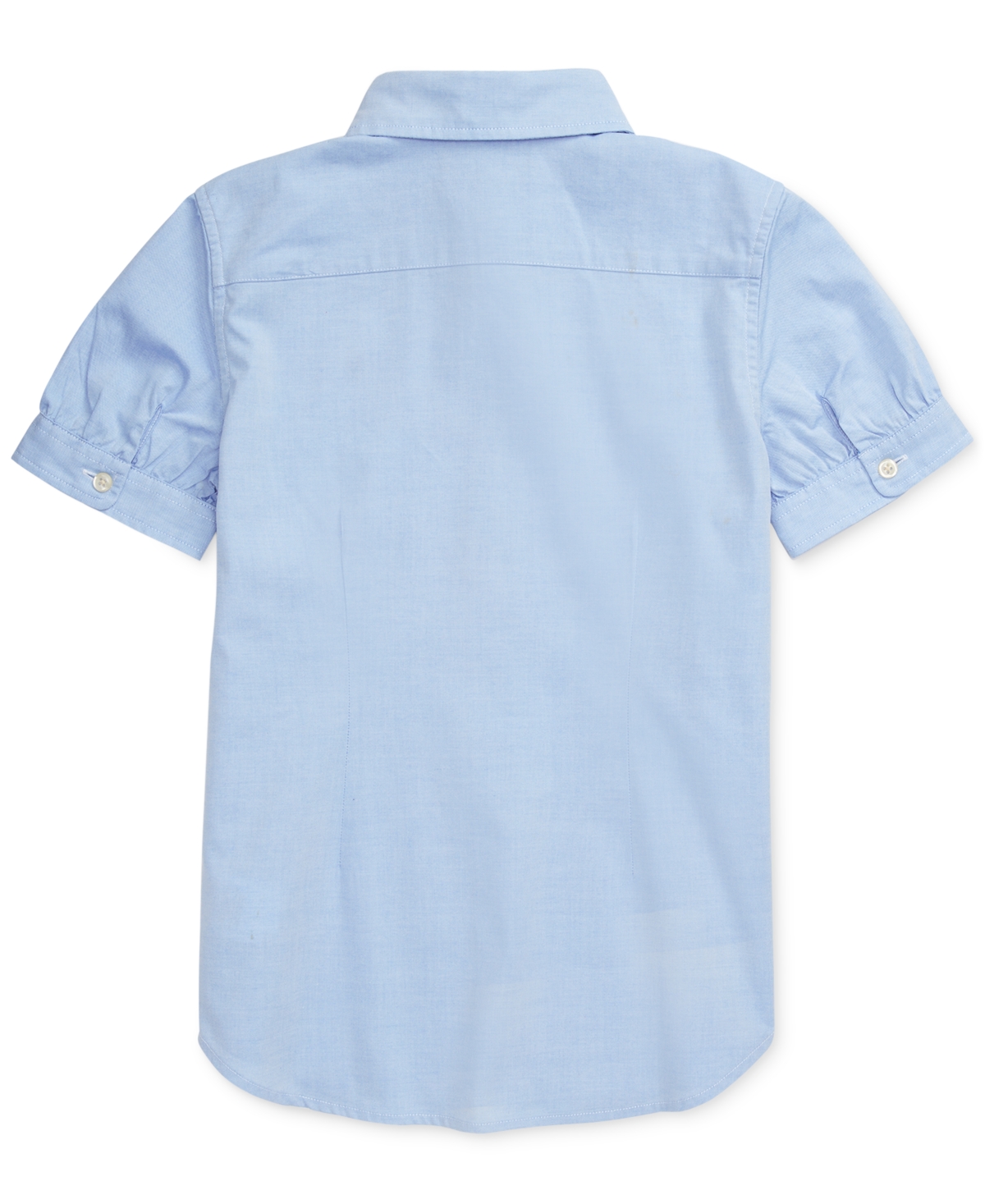 Polo Ralph Lauren Big Girls Short Sleeve Solid Oxford Top