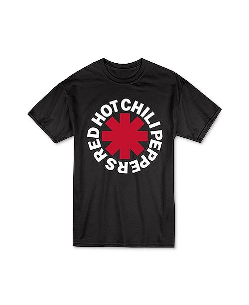 Merch Traffic Red Hot Chili Peppers Asterisk Logo Men's Graphic T-Shirt ...