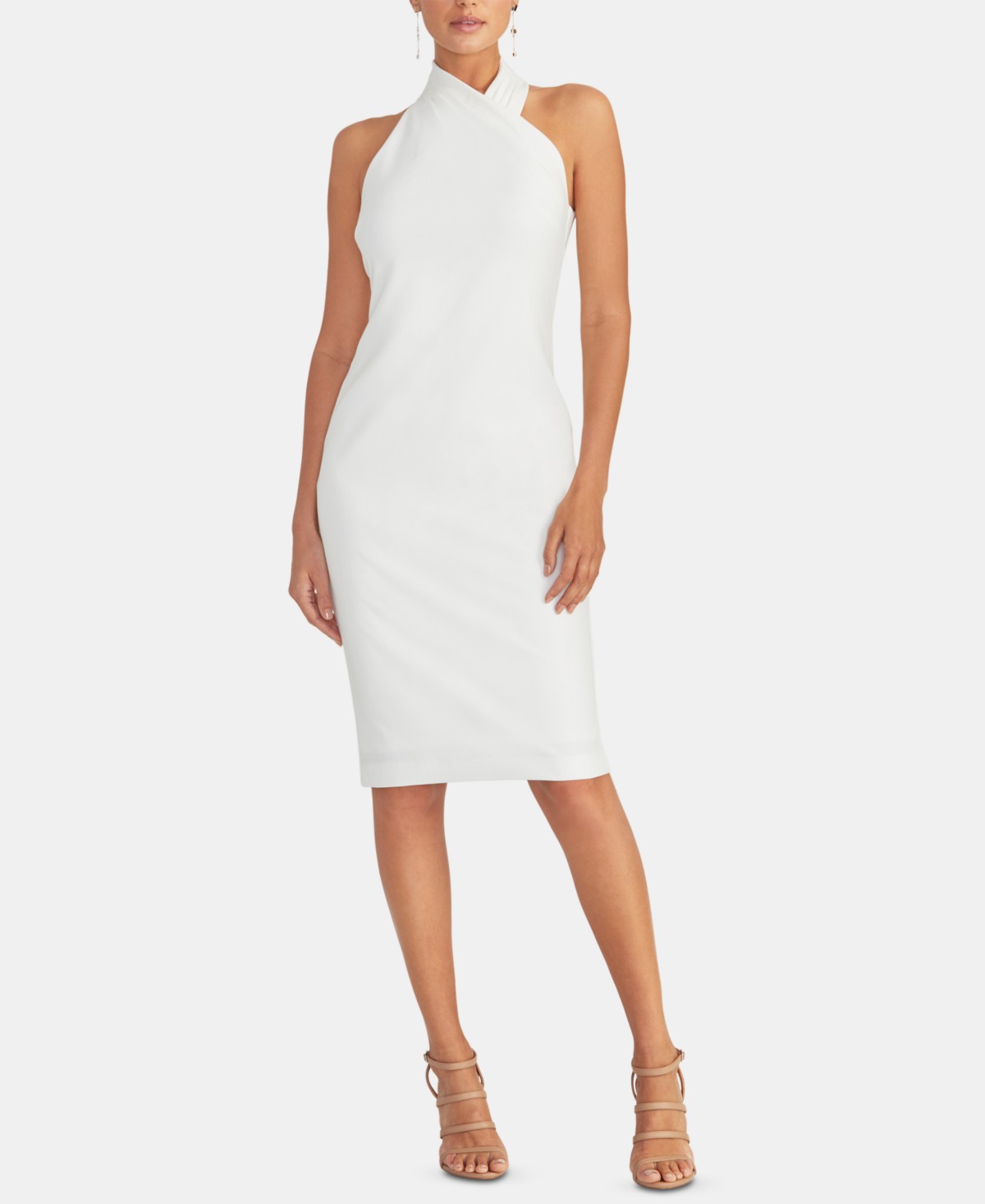 Женские платья RACHEL Rachel Roy Sleeveless Halter Sheath Dress — фото 1