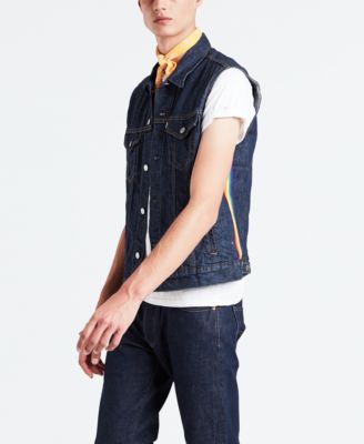 Lightweight denim vest best sale