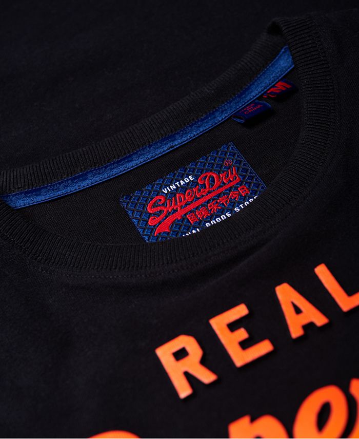Superdry Men's Vintage Authentic Fade Logo Graphic T-Shirt & Reviews ...