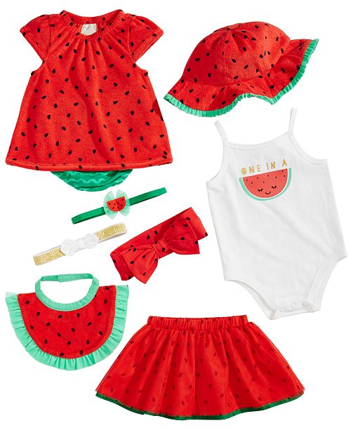 First Impressions Baby Girls Watermelon Mix Match Separates