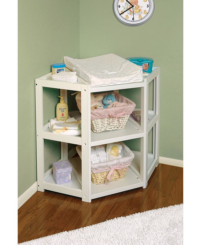 Badger Basket Diaper Corner Baby Changing Table OVERMAX Macy's