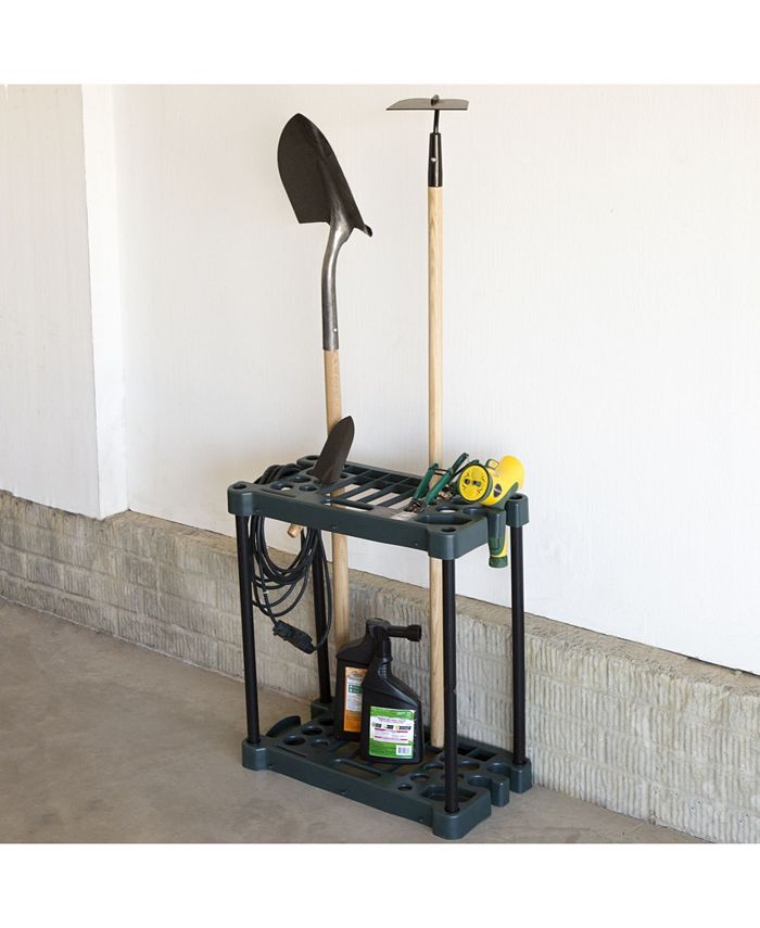 Trademark Global Stalwart Compact Garden Tool Storage Rack Fits Over 30 Tools Macy's