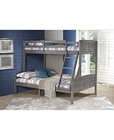 Twin Over Full Louver Bunk Bed