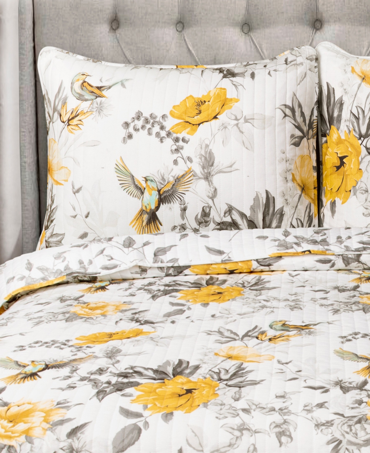 Lush Decor Penrose Floral 3-Pc. Quilt Set, Full/Queen