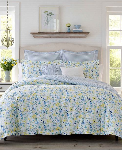 Laura Ashley Nora Sun Blue Comforter Set King Reviews
