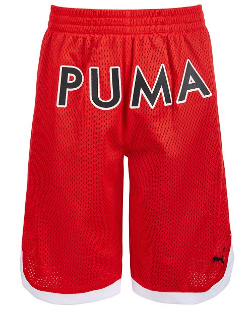 Puma Big Boys Mesh Basketball Shorts Reviews Shorts Kids Macy S