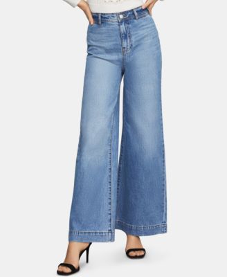 BCBGMAXAZRIA - Cotton Wide-Leg Jeans