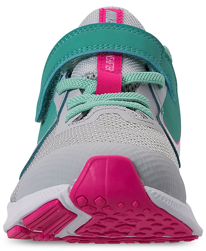 Nike Little Girls' Downshifter 9 Running Sneakers from Finish Line - Macy's