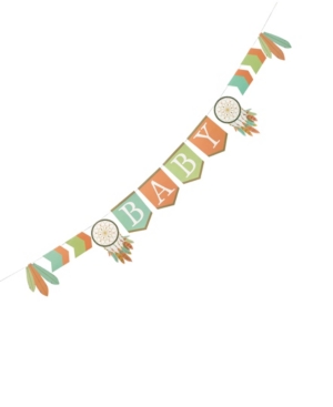 Lillian Rose Boho Baby Shower Bunting