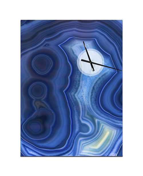Design Art Designart Oversized Abstract Metal Wall Clock Reviews Home Macy S