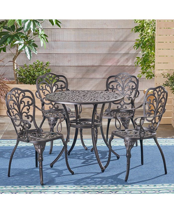 Furniture Vigo Outdoor 5pc Dining Set, Quick Ship Macy's
