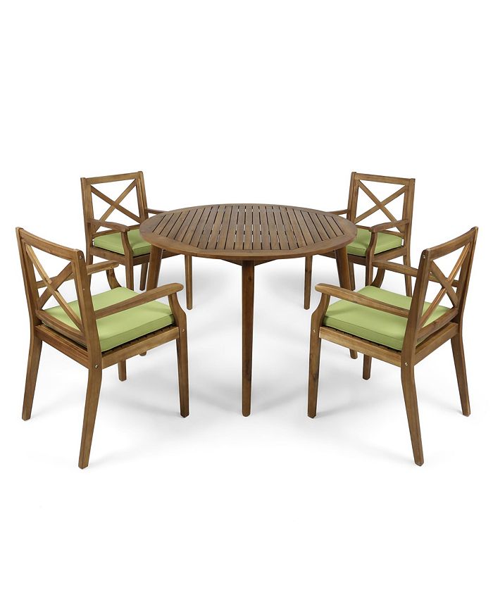 Furniture Pines Outdoor 5pc Dining Set, Quick Ship Macy's