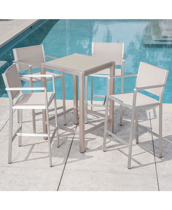 Furniture Cape Coral 5pc Bar Set, Quick Ship Macy's