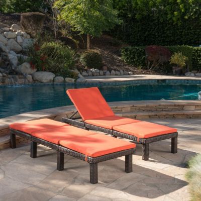 Jamaica Outdoor Chaise Lounge, Set of 2