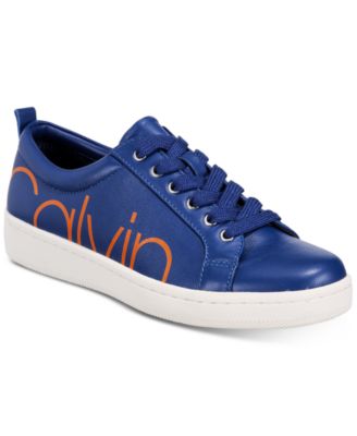 calvin klein blue sneakers