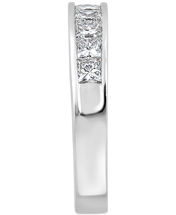 Macy's Diamond Band Ring (1 ct. t.w.) in 14k White Gold - Macy's