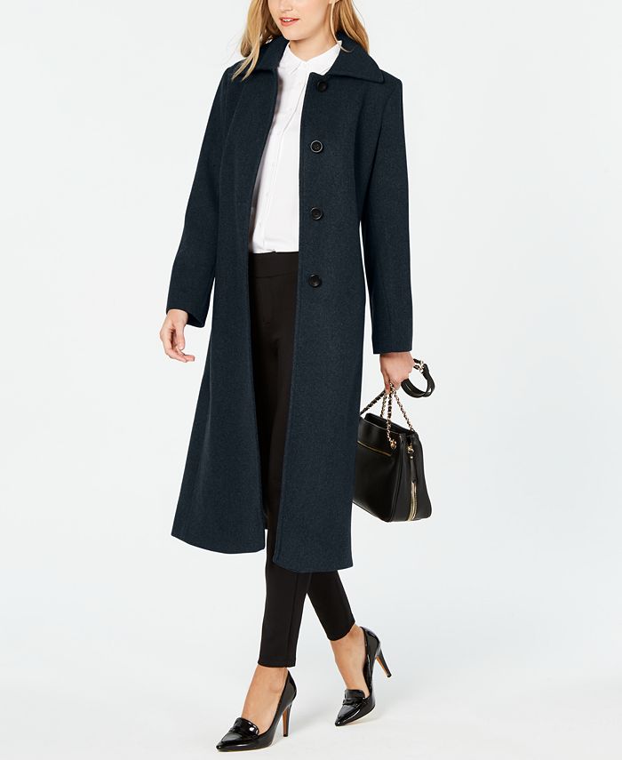 Jones New York Single Breasted Maxi Coat Macy s