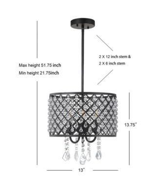Gigi 13" Adjustable LED Drop Pendant
