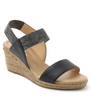 image of Xoxo Switzerland Stretch Espadrille Wedge Sandals Women-s Shoes