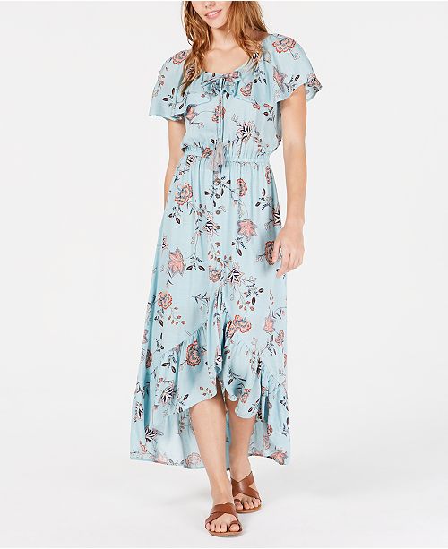 American Rag Juniors Printed High Low Maxi Dress Created For