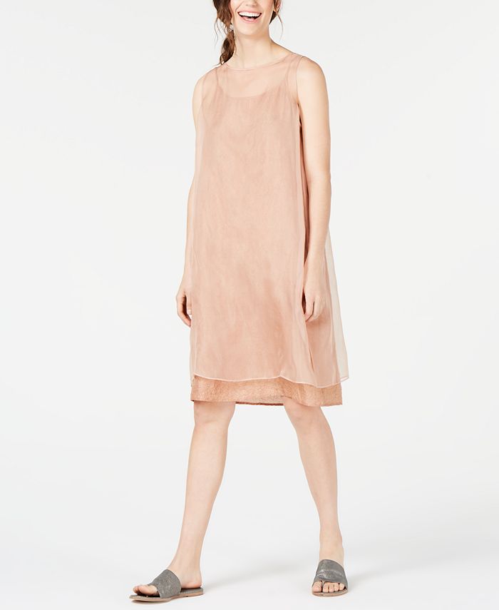 Eileen Fisher Silk Slip Dress Macy's