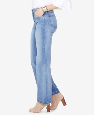 NYDJ Tummy-Control Wide-Leg Jeans