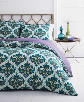 Vera Wang - Luna Blue Duvet Set, King