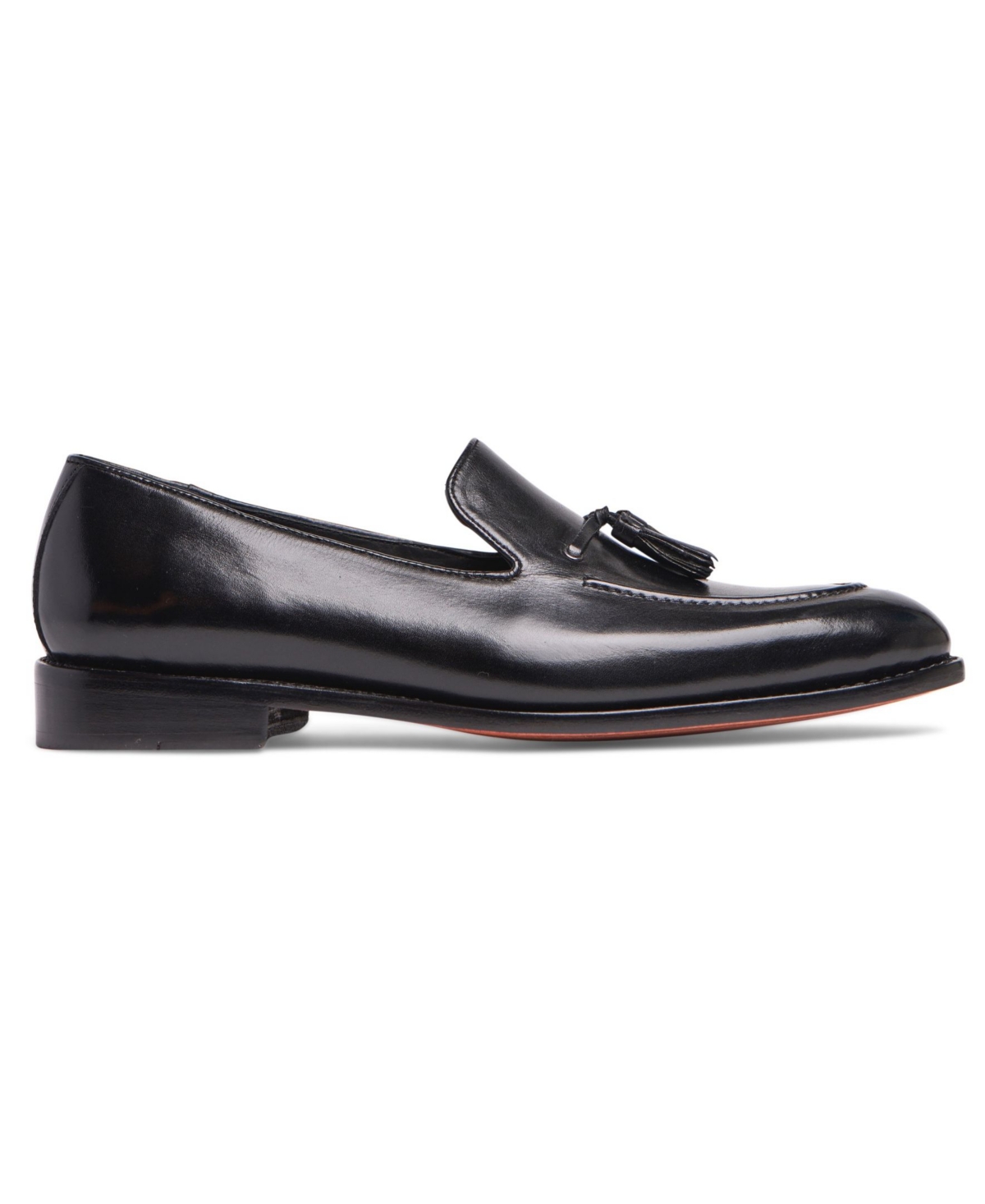 Shop Anthony Veer Men's Kennedy Tassel Dress Loafer In Burnished Oxblood