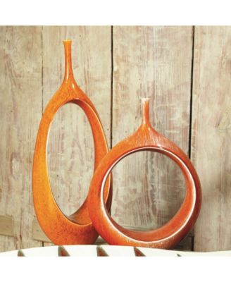Open Oval Ring Vase
