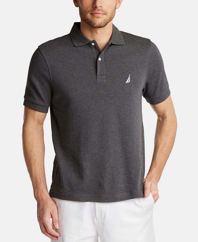 Nautica Men's Big & Tall ClassicFit Performance Interlock Solid Polo