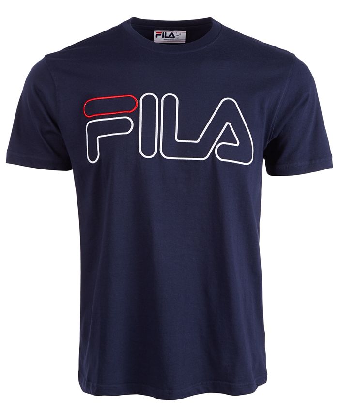 Fila Men's Borough Embroidered Logo Graphic T-Shirt & Reviews - T ...