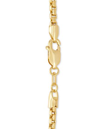 Italian Gold - Box 20" Chain Necklace in 14k Gold