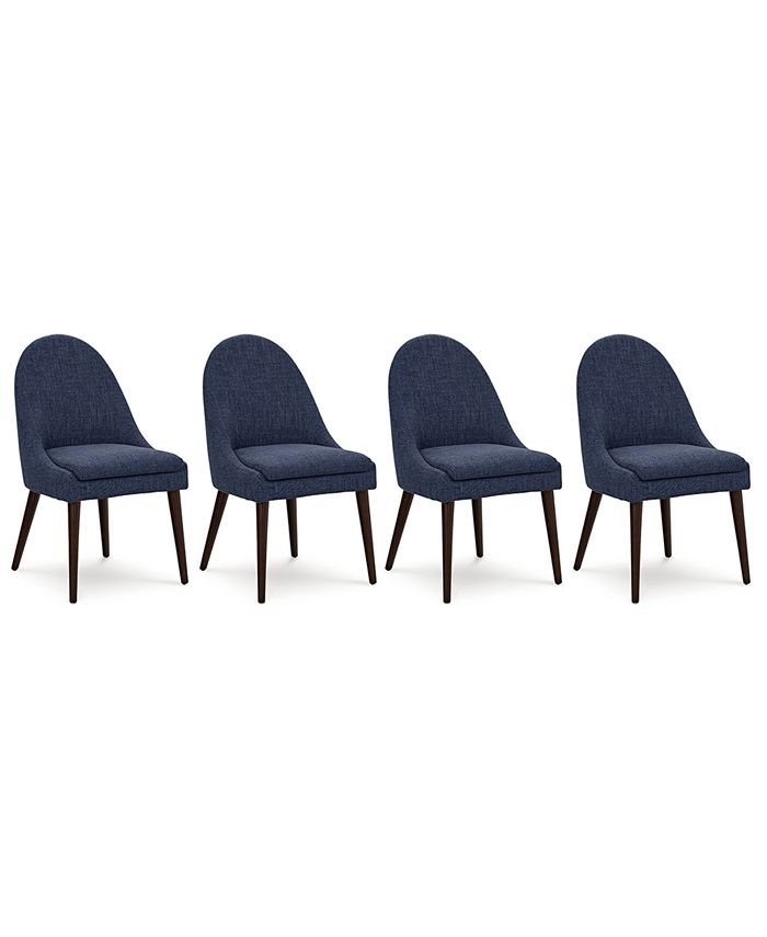 Furniture Everly Dining Chair, 4Pc. Set (4 Round Back Side Chairs