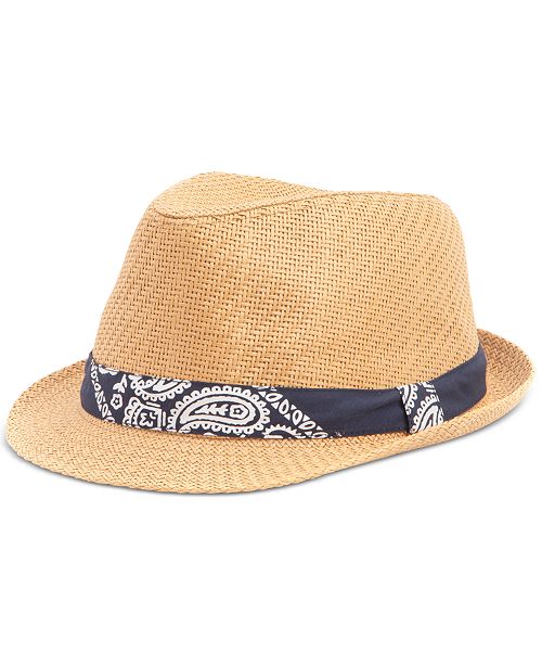 Levi's Men's BandanaBand Fedora & Reviews Hats, Gloves & Scarves