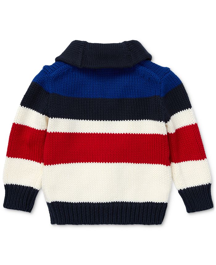 Polo Ralph Lauren Baby Boys Striped Shawl Cardigan Macy's